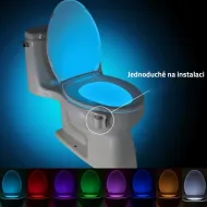 Barevné LED podsvícení do WC - LED multicolor