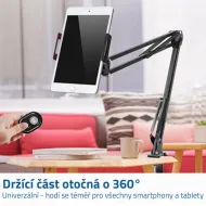 Stolní držák telefonu a tabletu